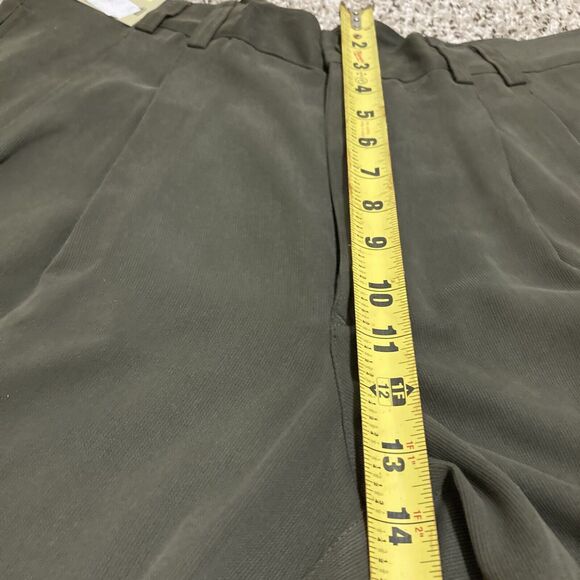 Caribbean Men’s Corded Pants 32/34 Grey Relaxed 2 Pleat Textured 70% Silk New - Picture 8 of 10